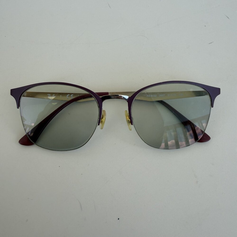 Ray-Ban RB6422 3007 Matte Bordeaux & Rose Gold Eyeglasses